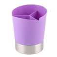thumbnail image 1 of Moyic Caja de distribución de barra FiKsyen, tienda, taza de paja, cuchara de coctelería, dispensador de vajilla, organizador de pajitas, Mostrada púrpura, 1 of 6