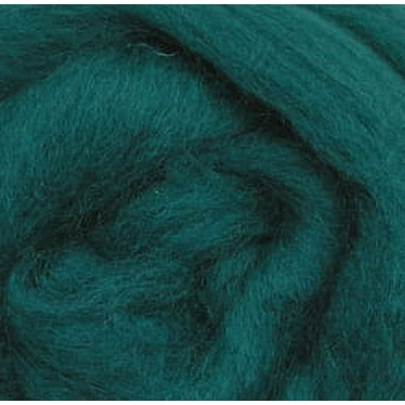 Wistyria Editions 100% Wool Roving - Teal, 14"