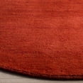 thumbnail image 3 of Safavieh Himalaya Dawa Solid Area Rug, Red, 6' x 6' Round, 3 of 8