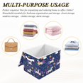 thumbnail image 6 of Iauyy Large Storage Box with Lid - Foldable Home Storage Bins for Clothes Toy Holiday Decor, Magical (42*32*30cm), 6 of 6