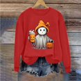 thumbnail image 4 of Womens Halloween Sweatshirts 2025 New Custom Printed Shirts Crewneck Long Sleeve Sweaters Fall Casual Blouses Loose Sweatshirt Pullover Top Halloween Costumes, 4 of 4