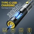 thumbnail image 3 of AUXITO Car Vacuum Cleaner Cordless, 14000pa 6000mAH High Power Long Endurance, Strong Suction Handheld Portable Car Vacuum for Car, Home, Office, Pet, Black & Yellow, 3 of 12