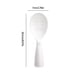 thumbnail image 3 of Smile Face Rice Scoop - Cuchara antiadherente de pie para arrocera, cuchara de plástico blanco, utensilio de cocina de 8 pulgadas, 3 of 8