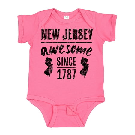 

Inktastic New Jersey Awesome Since 1787 Boys or Girls Baby Bodysuit