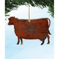 thumbnail image 1 of Designocracy 99140-O Ornement en Bois de Vache, 1 of 1