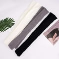 thumbnail image 7 of Deago 2 Pairs Winter Leg Warmers Thigh High Over Knee Footless Socks Knitted Long Boot Cuffs Topper Socks for Women (White), 7 of 7