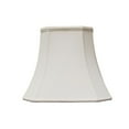 thumbnail image 3 of Royal Designs 10" Square Cut Corner Bell Lamp Shade Linen White, 3 of 5