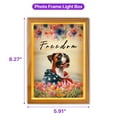 thumbnail image 5 of Freedom Boxer on Independence Day 4th of July Acrylic Plaque with Wood Photo Frame Box Boxers Dog Lover Gifts Idea Light Box - 01005, 5 of 5