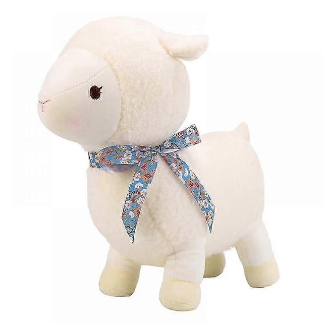 Peluche de oveja, peluche grande, almohada suave y mullida, peluche kawaii para niñas y enamorados, ideal para Navidad y cumpleaños, 30 cm.