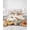 Beige, variant on Quilts Twin Size, White Green Pumpkins Fall Soft Comforter Bedding Set for Bed, Thanksgiving Floral Rustic Lightweight Quilted Bedspread with Pillow Cover(2 Pieces) for All Season, 68x86 Inch