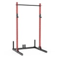 thumbnail image 1 of Synergee 2200 Série Support pour Squats Capacité de 750 Lb, Barre de Traction Réglable, J-Cups avec UHMW, Barre et Rangement pour Disques de Poids – Support d'Alimentation Robuste pour Gym à Domicile – Rouge 81”, 1 of 6