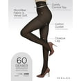thumbnail image 3 of Melas Women's Melas Microfiber Opaque Control Top Tights - Womens - Female, MP, Black, 3 of 12