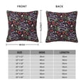 thumbnail image 2 of Pofeuu Snakes And Snake Fruit Print Double-sided plush pillowcase Square Throw Pillow Covers Pillows Cover for Living Room Bedroom Sofa Couch Cushion Cover（No pillow core）-18"x18", 2 of 7