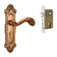thumbnail image 2 of Lipstore European Style Door Handle for Home and Guard Sturdy Metal Vintage Door Lock Style J, 2 of 8