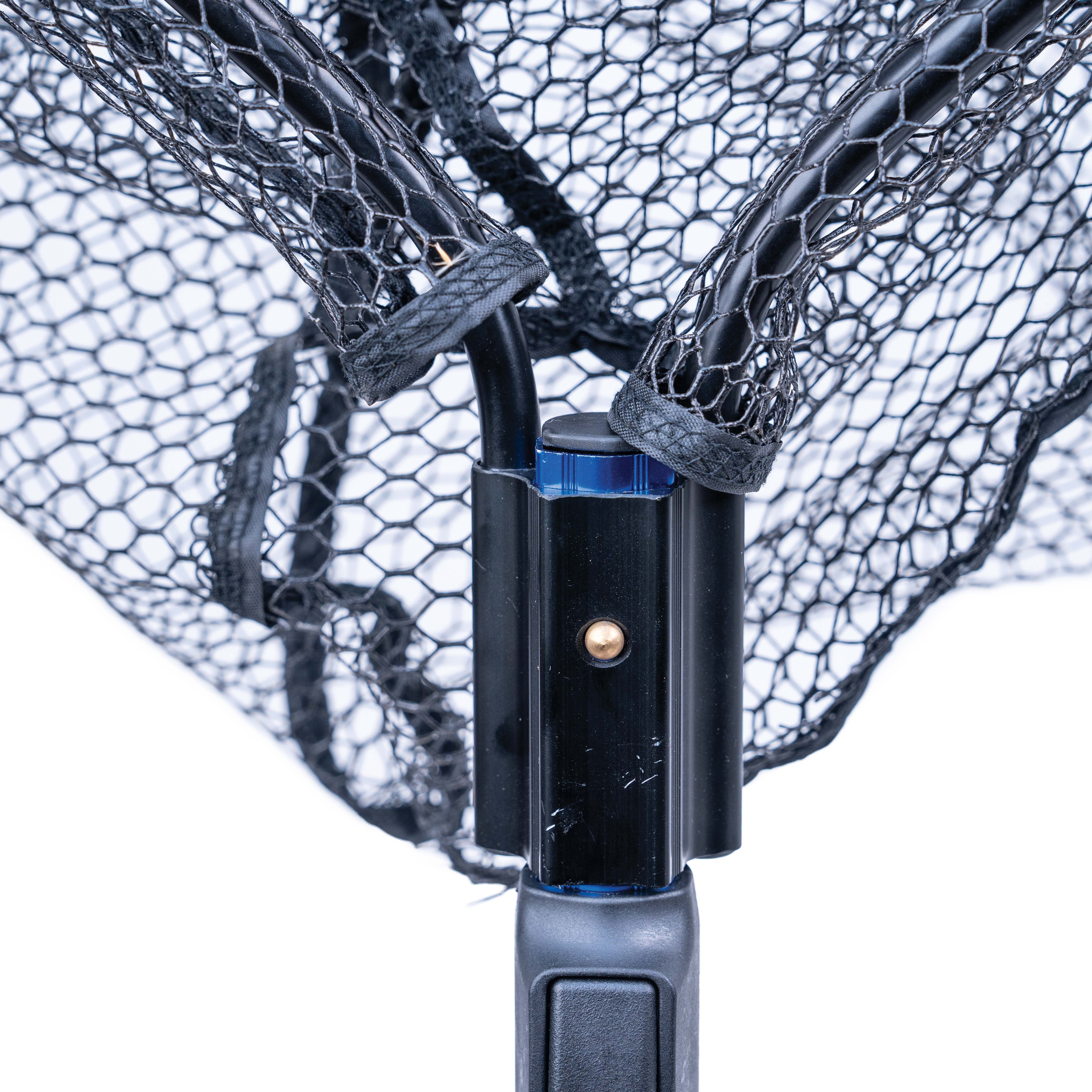 Albero Saltwater Spring Net　ランディングネット 渓流用スプリングネット カーブ タイガーメープル ブルー染め