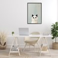 thumbnail image 3 of Stupell Industries Peeking White Kitten Animals & Insects Painting Black Framed Art Print Wall Art, 20 x 30, 3 of 10