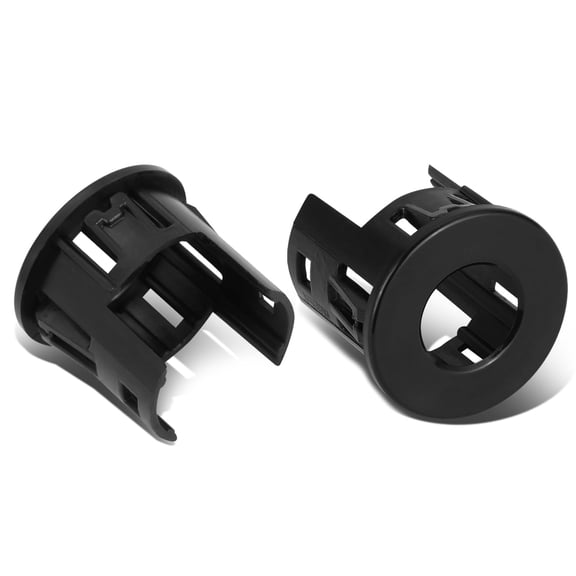 DNA Motoring 2Pcs Front Rear Outer Bumper Parking Assist Sensor Bezels for 2014-2021 Ram 1500