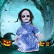thumbnail image 1 of Juguete Resplandor De Halloween Glow Toy Halloween Sound Control Halloween Ghost Doll Party Decor (C), 1 of 4