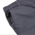 thumbnail image 5 of BXINGOHAI Mens Nylon Convertible Cargo Pants Waterproof Quick Dry Hiking Pants Zip Off Workout Pants Outdoor Fishing Trekking Trousers With Pants, 5 of 5