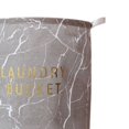thumbnail image 4 of Injueey Bolsa de lavandería Cesta Algodón Lino Patrón de mármol Cubo de almacenamiento de ropa Armario Organizador de juguetes - Color 3 Almacenamiento y organización del hogar 3 40x50cm Injueey JJ18477-03, 4 of 5