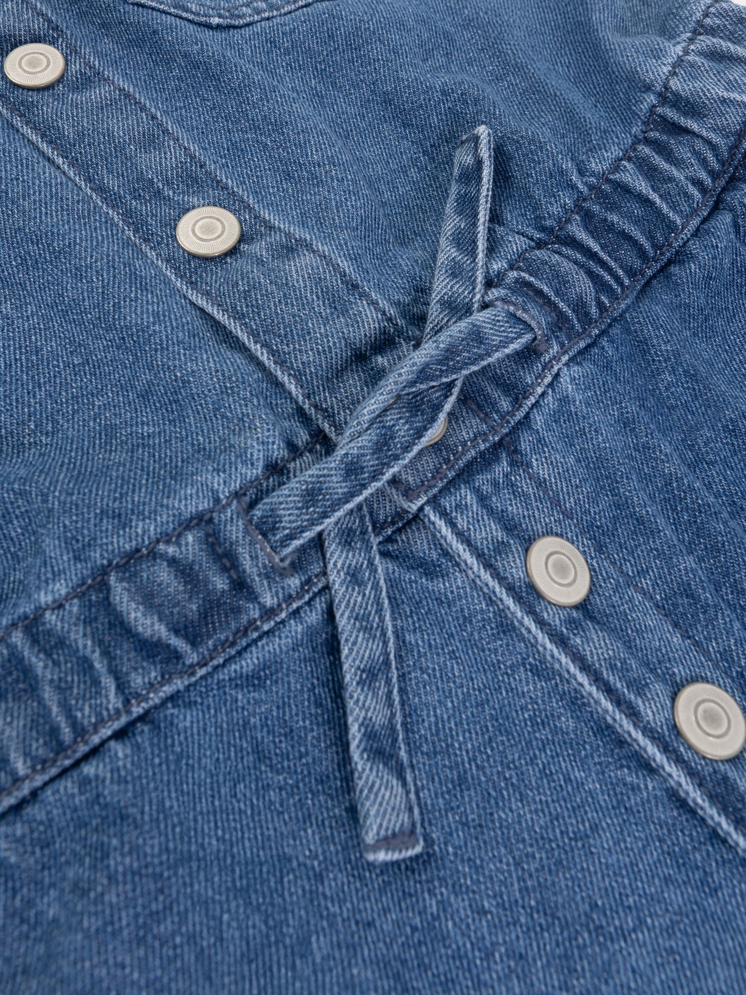 Wonder Nation Girls Denim Romper, Sizes 4-18