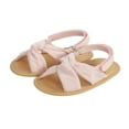 thumbnail image 1 of Baby Sandals Summer Baby Girls Solid Color Soft Sole Shoes, 1 of 6