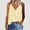 Beige, variant on BRGZLK Summer Tank Tops For Women 2025 New Solid Color V-Neck Sequined Casual Spaghetti Strap Top Black XL
