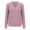Pink, variant on Vedolay Womens Long Sleeve Tops Fall Sweaters Round Neck Striped Cute Winter Pullover Sweaters for Women,Beige M