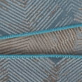 thumbnail image 2 of Vickerman 2.5" x 10 Yards Teal Chevron Pattern Sheen Christmas Ribbon, 2 of 3