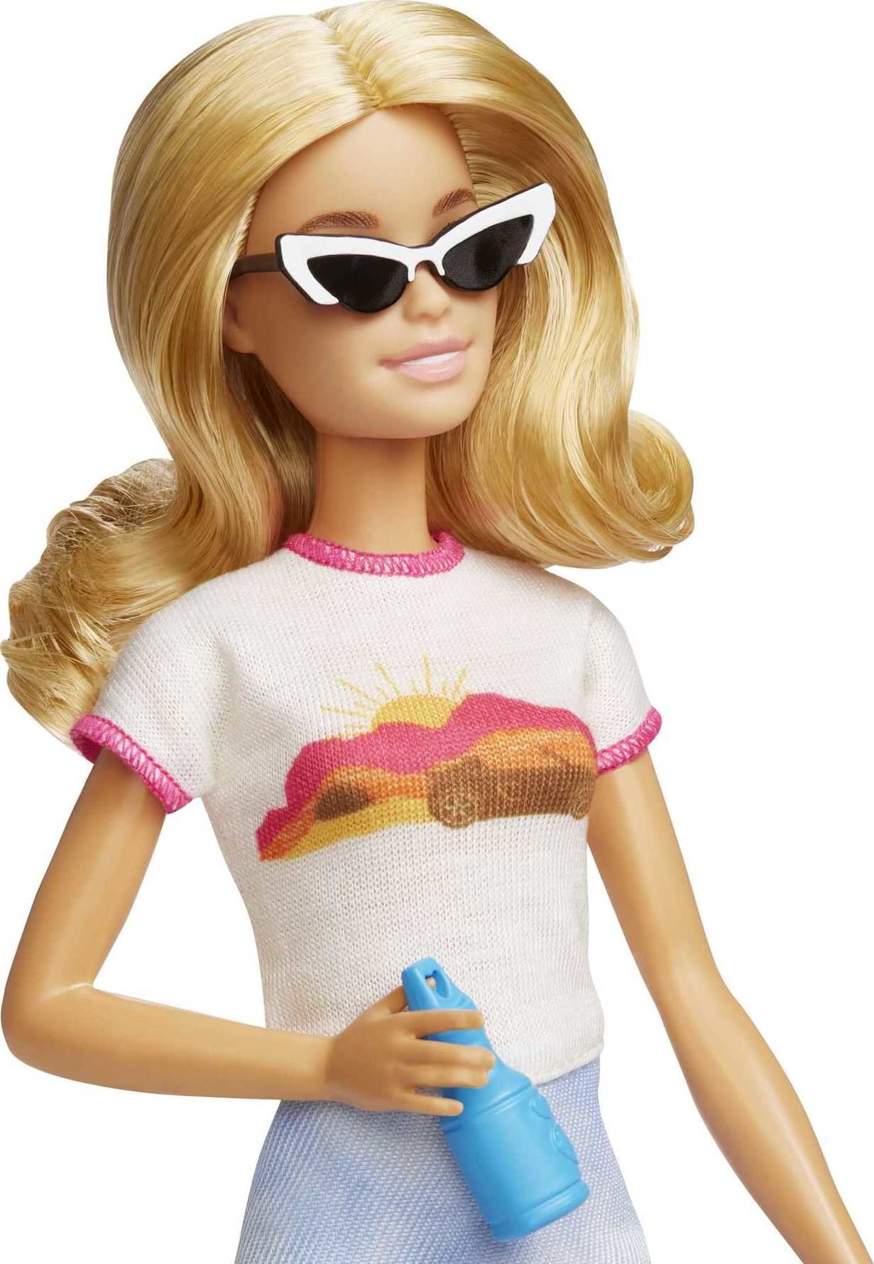 Barbie Malibu Doll & 10+ Accessories, Set Working Suitcase, Blonde Fashion Doll - Walmart.com