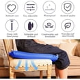 thumbnail image 5 of Cojín inflable para silla de ruedas, cojín de aire antiescaras, cojín para silla, cojín transpirable para el hogar, azul, 1 pieza, 49,5x43,5 cm Sincero Electrónica, 5 of 5
