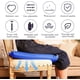 thumbnail image 5 of Cojín inflable para silla de ruedas, cojín de aire antiescaras, cojín para silla, cojín transpirable para el hogar, azul, 1 pieza, 49,5x43,5 cm Sincero Electrónica, 5 of 5