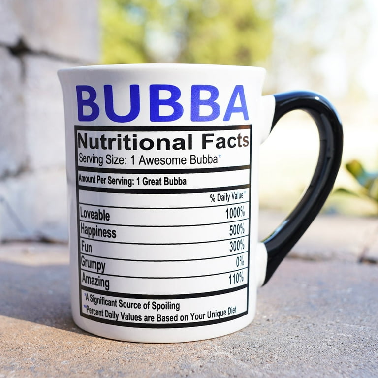 Cottage Creek Bubba Mug, Bubba Coffee Mug for Bubba, 16oz., 6 Multicolored