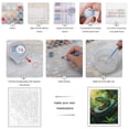 thumbnail image 3 of Paint by Numbers Kit for Adults, Colorful Serpent Coiled Jungle Branch Paint by Numbers, Easy Paint by Numbers Kit for Adults Beginner, DIY Adult Paint by Number Kits on Canvas, Home Decor 12x16in, 3 of 7