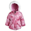Rothschild Baby Girls Down Alternative Bubble Snowsuit Ski Bib and Jacket Set