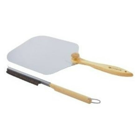 Pizzacraft Pizza Oven Accessory Kit with Folding Peel and Stone Brush, or use with Oven, Grill or BBQ, PC0217