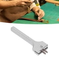 thumbnail image 3 of VGEBY Leather Stitching Chisel,Fork Puncher Prong Electroplating Process Abrasion Performance High Hardness Leather Prong Punch,Leather Prong Punch, 3 of 8