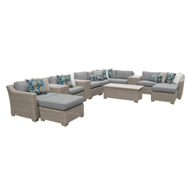 Coast 14 Piece Outdoor Wicker Patio Furniture Set 14a