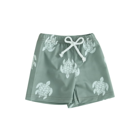 Bagilaanoe Toddler Baby Boys Swim Trunks Print Elastic Waist Shorts 6M 12M 18M 24M 3T 4T Kids Beach Shorts Swimwear Bathing Suit