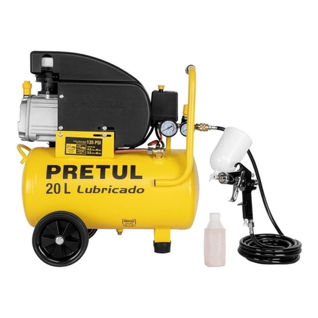 Compresor de aire eléctrico portátil COMP-KIT20P3 monofásico 20L 1.5hp 127V 60Hz amarillo esquí esquí Gafas de esquí