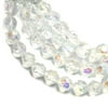 Cousin Crystal 6mm Round Aurora Borealis Beads, 44 Piece