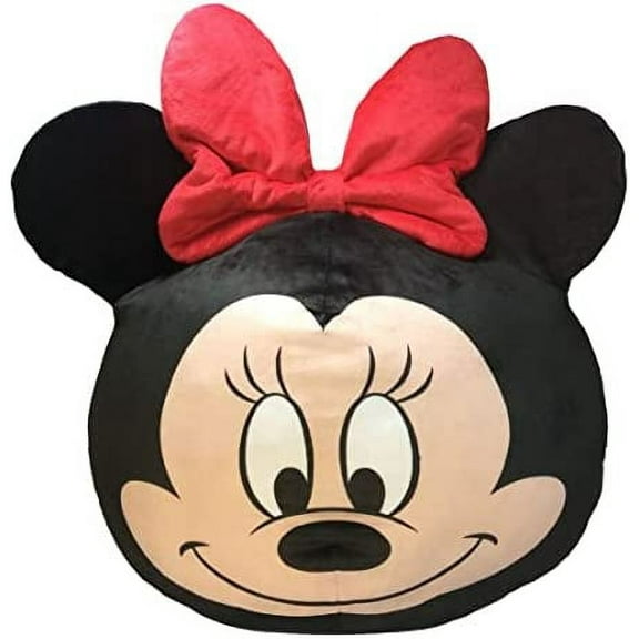 Disney's Minnie Mouse, "Minnie Clouds" 3D Ultra Stretch Pillow, 11" Round, Multi Color