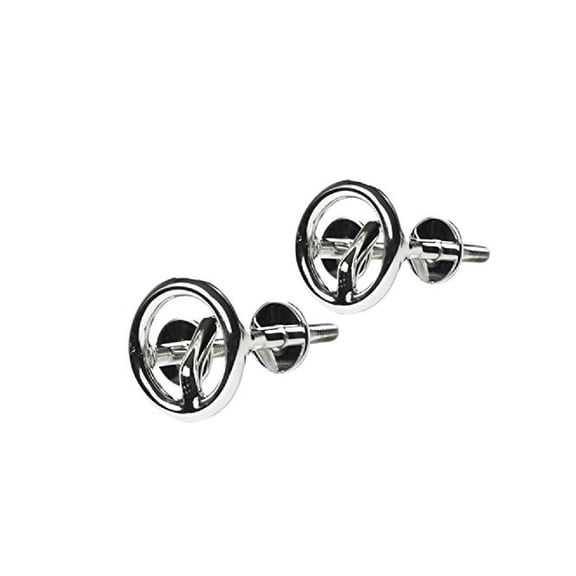 Marine City 316 Stainless-Steel Marine Grade Transom Mount Ski Tow Hook 2 Pcs 3/8  2