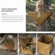 thumbnail image 4 of Storage Box Folding Triangle Trash Can Camping Equipment Storage Box Picnic Portable Large Capacity Storage Box B, 4 of 5