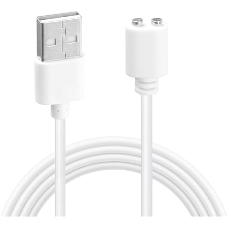 Quyaojz Magnetic USB Charger Cable Replacement Charging Cord with Strong Magnet Compatible with Wireless Massager Smart Devices Long-Lasting Safe Charging Solution Universal Compatibility 7mm