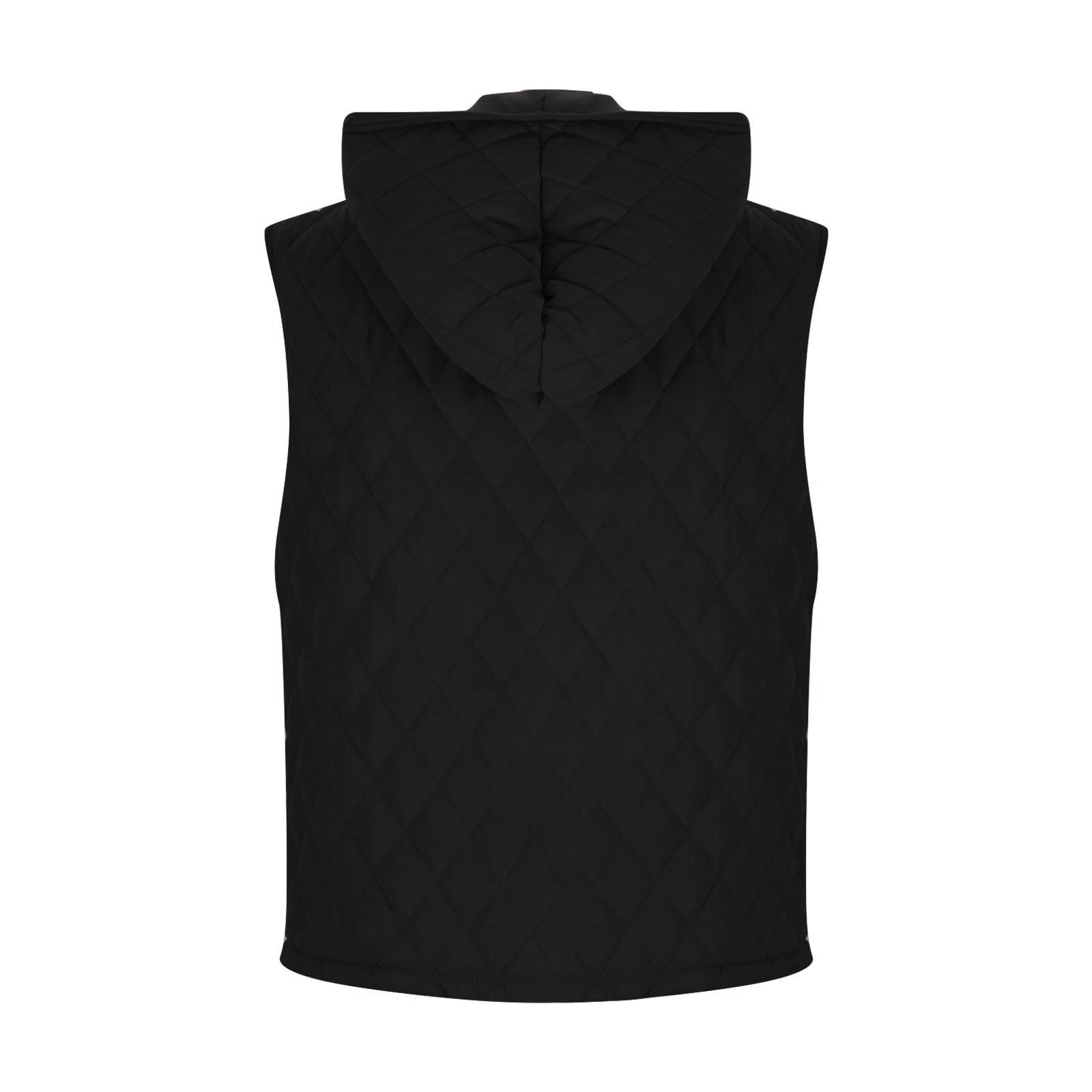 Womens Vest Hoodies, Women's Fall Vest Casual Sleeveless Hooded Zip Up Jacket Trendy Winter Coat Outerwear with Pockets S-2XL