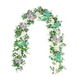 thumbnail image 3 of Guirnalda de flores artificiales decorativas, guirnalda floral falsa de 180 cm, flores falsas de , vegetación para ceremonias, decoración de Estilo A, 3 of 8