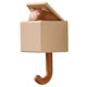 thumbnail image 1 of Chat creativo Crochet Mignon Sans Soudure Dortoir Chambre Porte Cintres Crochets Cl Parapluie Serviette Cap Porte-manteau Walls-marron, 1 of 5