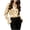 Beige, variant on Noric Women's V Neck Button Down Blouse Long Sleeve Flared Bell Sleeves Casual Business Office Workwear Tops