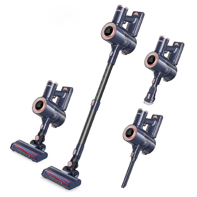 Aspiradora Inalámbrica Extensible 3 Velocidades 8 En 1 380w negro